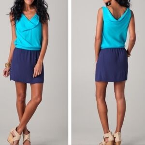Diane von furstenburg dress blue light dark size 2